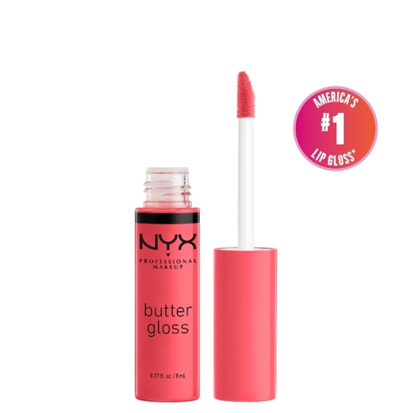 NYX Professional Makeup Butter Gloss, Non-Sticky Lip Gloss, Sorbet - Picture 1 of 7